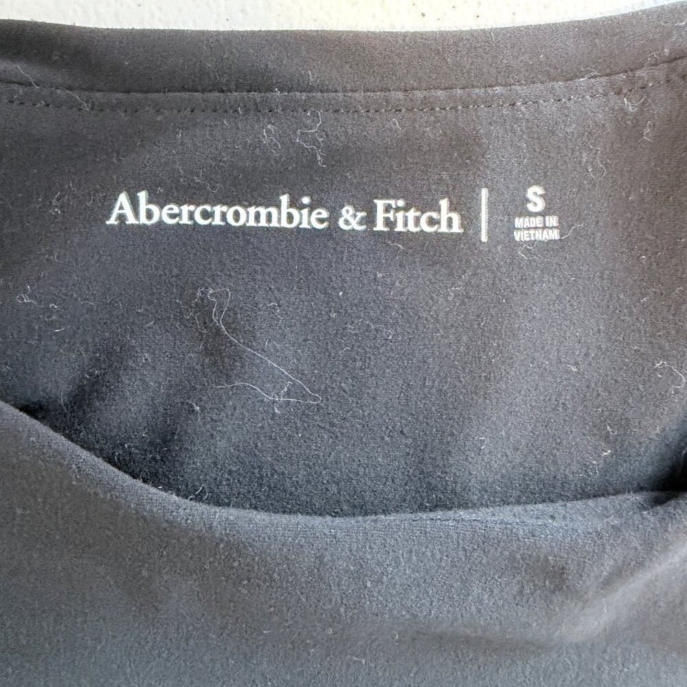 Abercrombie & Fitch Bodysuit Short Sleeve Elevated Basic Staple Black Size XS - Picture 7 of 9